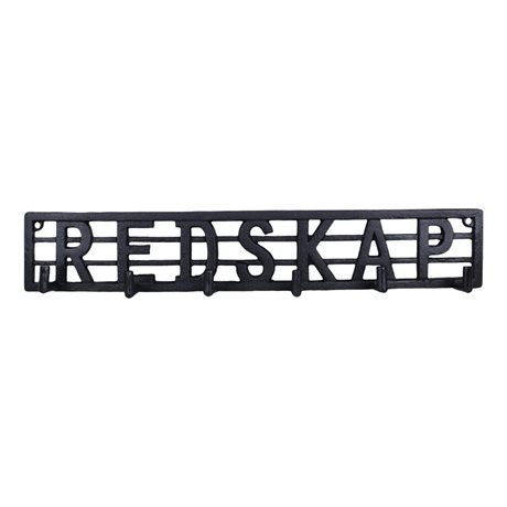 Kroklist i svart gjutjärn för redskap 60cm