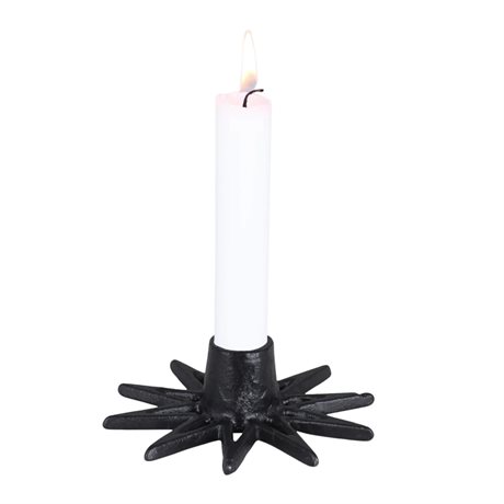 Ljusstake STJÄRNA i gjutjärn Ø:12cm H:3,5cm