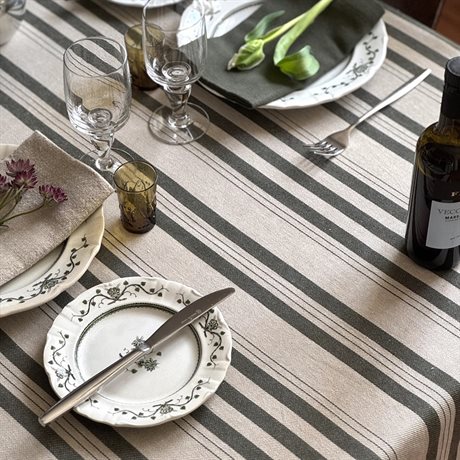 Bordsduk ISABELL Recycled OEKO-TEX® – Linne & Oliv 140x250cm