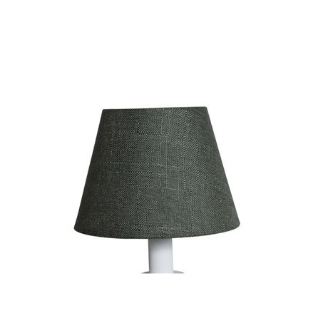Lampskärm Linnestruktur MOSSGRÖN 10x16x12