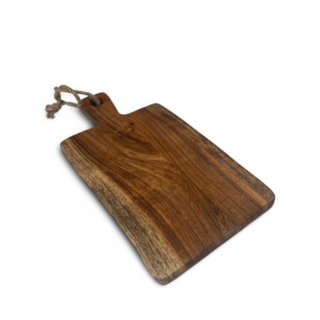 Skärbräda / serveringsfat WOODY i oljad Akacia 13x25cm 