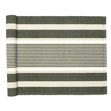 Löpare GRETA Recycled OEKO-TEX® – Oliv & Linne 45x140cm