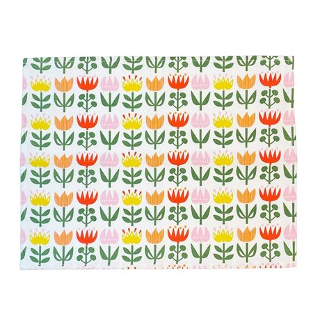 Tygtablett KLIPPAN TULIP i 100% bomull 45x35cm 