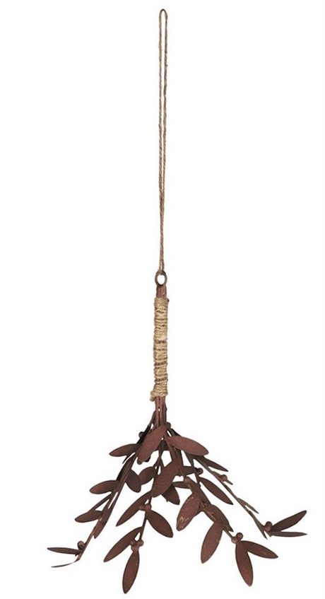 Mistel rost med hänge i jute 22x25x22cm