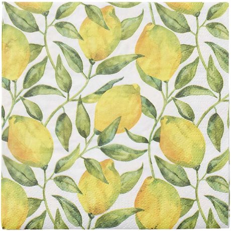 Servetter Lunch Lemon Tree