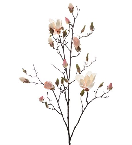 Magnolia kvist rosa konstgjord 110cm