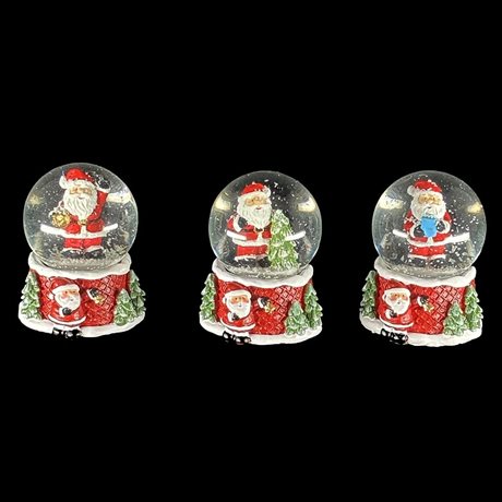 Snökula / Snöglob med tomte Liten H:6,5cm pris/st