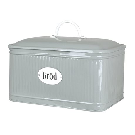 Plåtburk Hugo BRÖD Grön 29x19,5x20cm