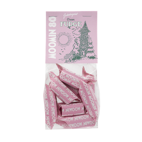 MOOMIN Cream Fudge – Mumin jubileum gräddkola i cellofanpåse 130g