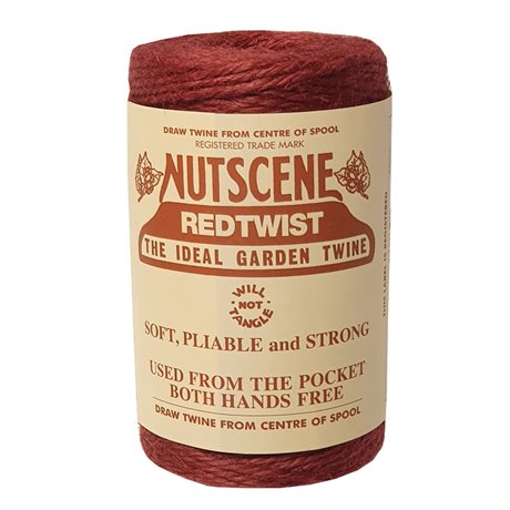 Trädgårdssnöre i jute – rött 110m