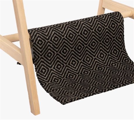 Dörrmatta Gåsöga Grå / Svart 60x90cm