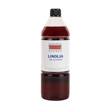 GYSINGE Linolja kokt kallpressad av högsta kvalitet 1 Liter