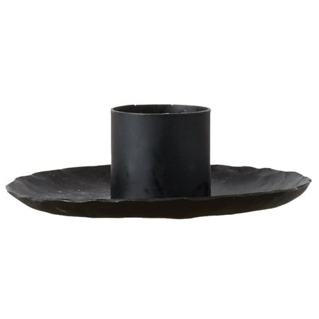 Ljusstake / Ljushållare THOR – handsmitt järn för blockljus på max Ø:4cm