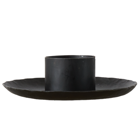 Ljusstake / Ljushållare THOR – handsmitt järn för blockljus på max Ø:5cm