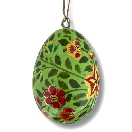 Handmålat påskägg i Papier maché – ESSIE, stort