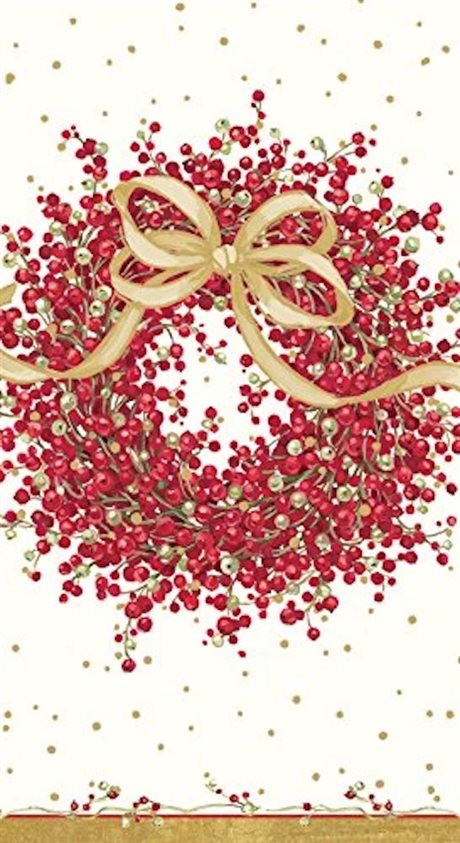 Servetter Buffé Pepperberry Wreath