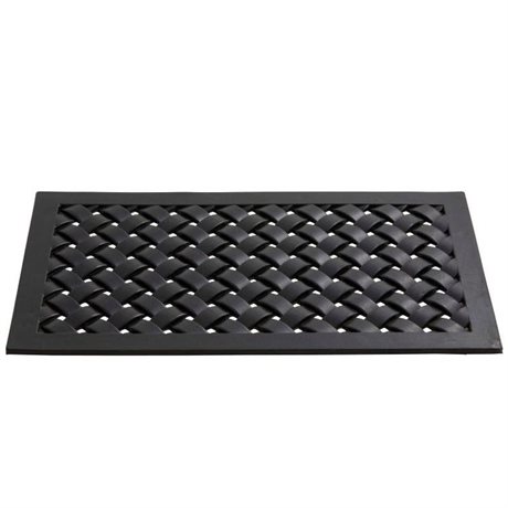 Dörrmatta / gummimatta Flätmönstrad 75x45cm