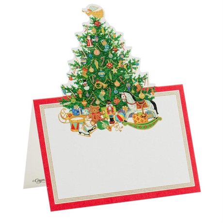 Placeringskort utstansad gran – Oh Christmas Tree 8-pack