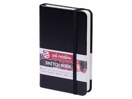 Sketch book Svart 9x14cm