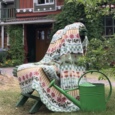 Ullfilt KLIPPAN KARIN i 100% ekologisk lammull – Multi 130x180cm 