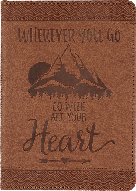 Anteckningsbok – Wherever You Go, Go With All Your Heart 13x18cm 176 sidor