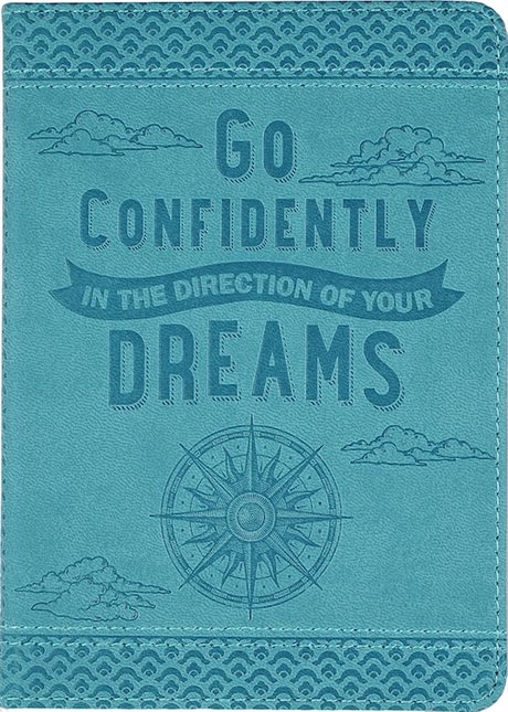 Anteckningsbok – Go Confidently in the Direction of Your Dreams 13x18cm 176 sidor