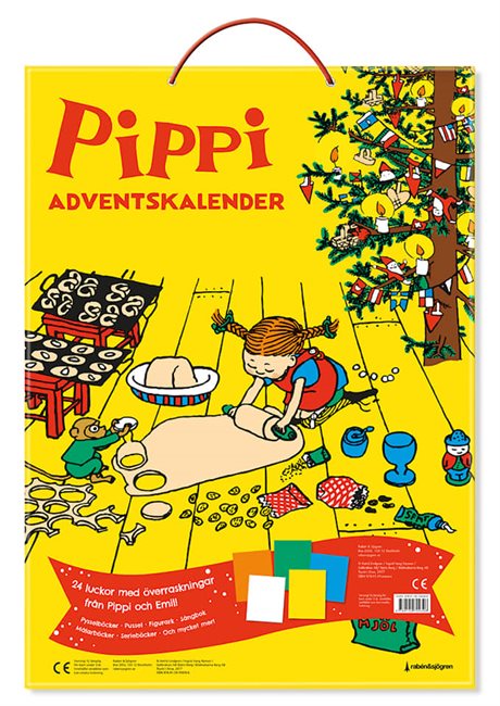 Adventskalender – Sagor och pyssel med Pippi & Emil, 2-6 år