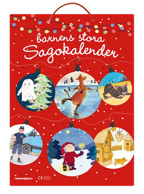 Adventskalender – Barnens stora sagokalender med 24 miniböcker, från 3 år