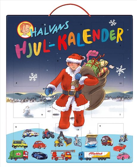 Adventskalender – Halvans hjul-kalender med 24 överraskningar 3-6 år