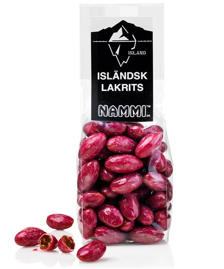 Möndlur – isländsk sötlakritskola 140g