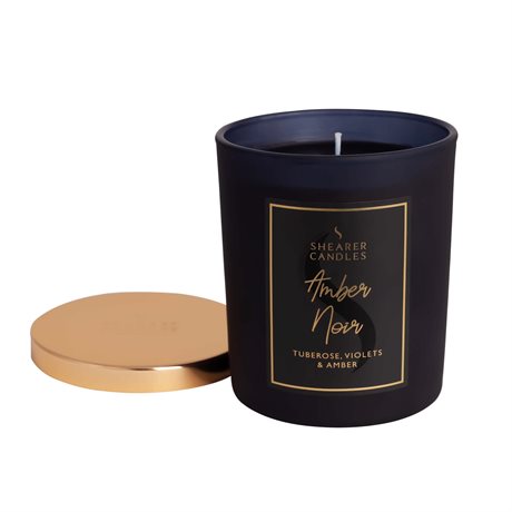 Doftljus Amber Noir i glasburk 30H