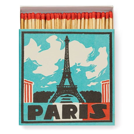 Tändstickor Archivist – PARIS 11x11cm, 125 stickor