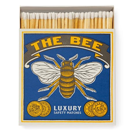 Tändstickor Archivist – THE BEE 11x11cm, 125 stickor