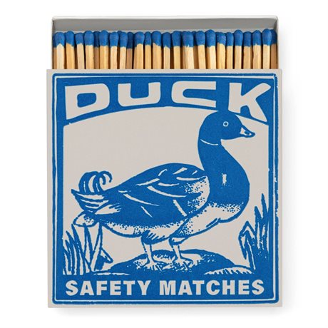 Tändstickor Archivist – DUCK 11x11cm, 125 stickor