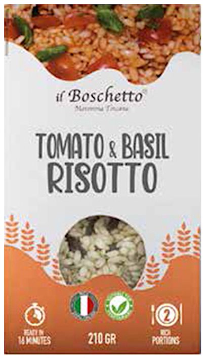 Italiensk risotto med Tomat & Basilika 210g