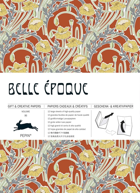 BOK MED PRESENTPAPPER – franska Belle Époque