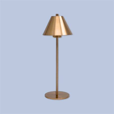 Stockholm portabel bordslampa mässing