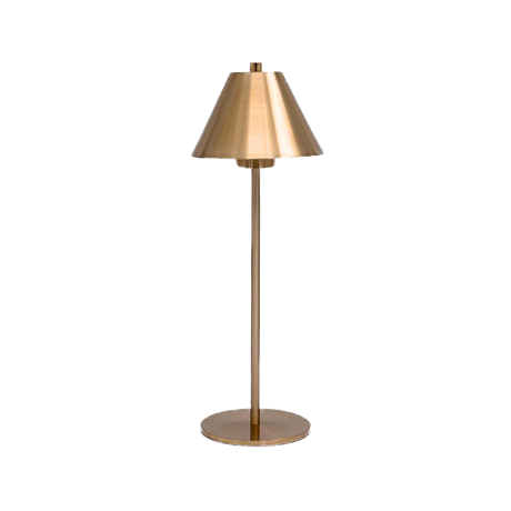 Portabel bordslampa Stockholm mässing LED