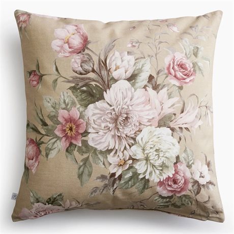 Kuddfodral Floral Charm – Beige 50x50