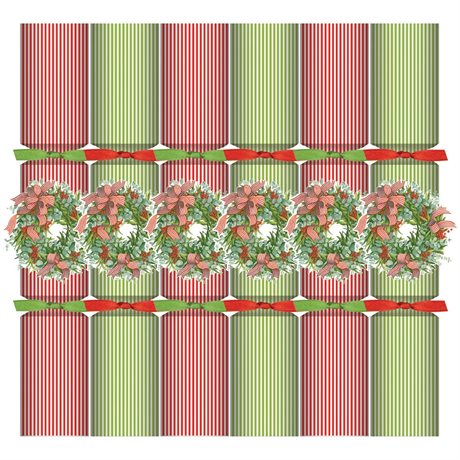 Smällkarameller – Ribbon Stripe Wreath 6-pack 