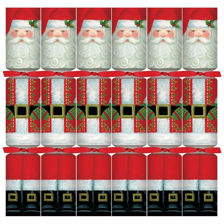 Smällkarameller – Santa Claus Crackers 6-pack 