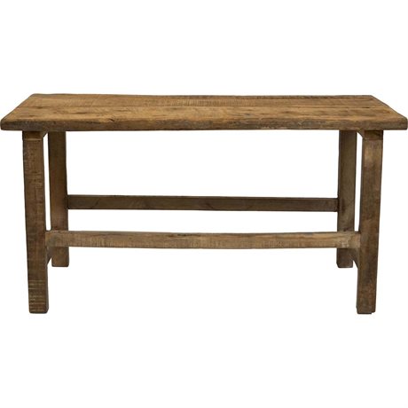 Soffbord / Bänk av återvunnet trä 100x50cm H:51cm