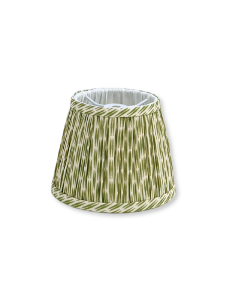 Ikat Lampskärm Grön Liten