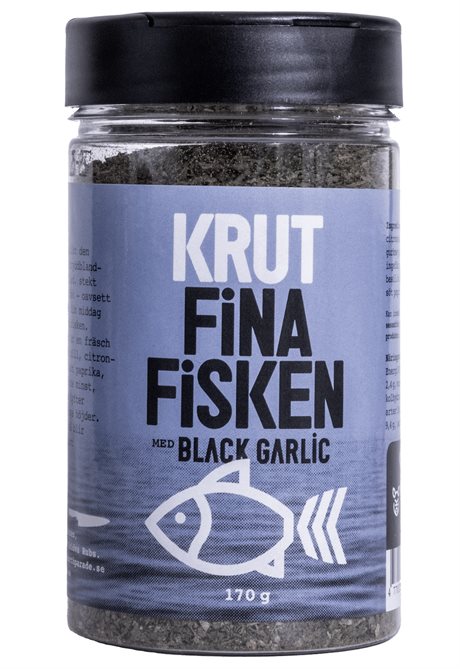 NYHET!!! KRUT FINA FISKEN med Black Garlic 170g