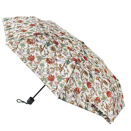 Hopfällbart paraply i ett vackert blommönster Anthina 24cm