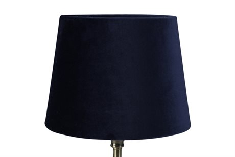 Lampskärm Sammet MÖRKBLÅ 16x20x15 