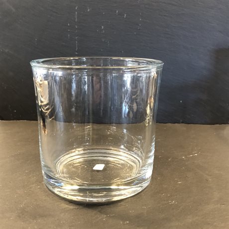 Ljuskopp i tjockt glas / Cylinderglas Ø:12,5cm
