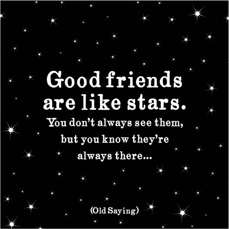 MAGNET Quotable – Good friends are like stars... 9x9cm
