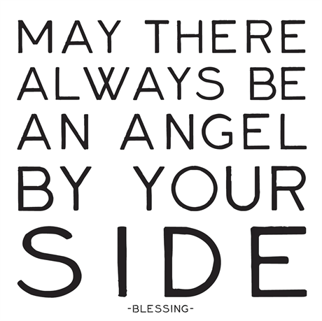 MAGNET Quotable – ... angel by your side 9x9cm