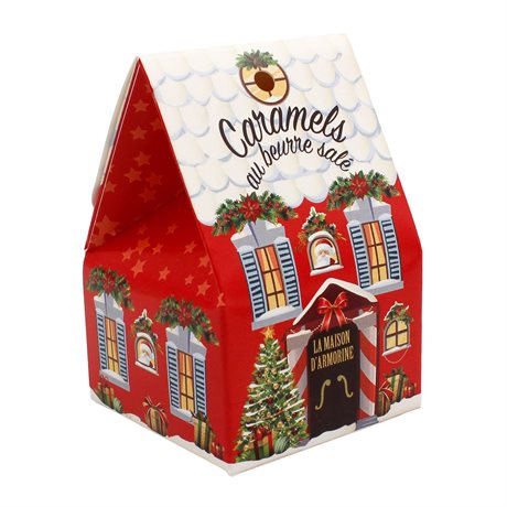 Mjuka smörkolor med havssalt i julig presentask EKO 40g